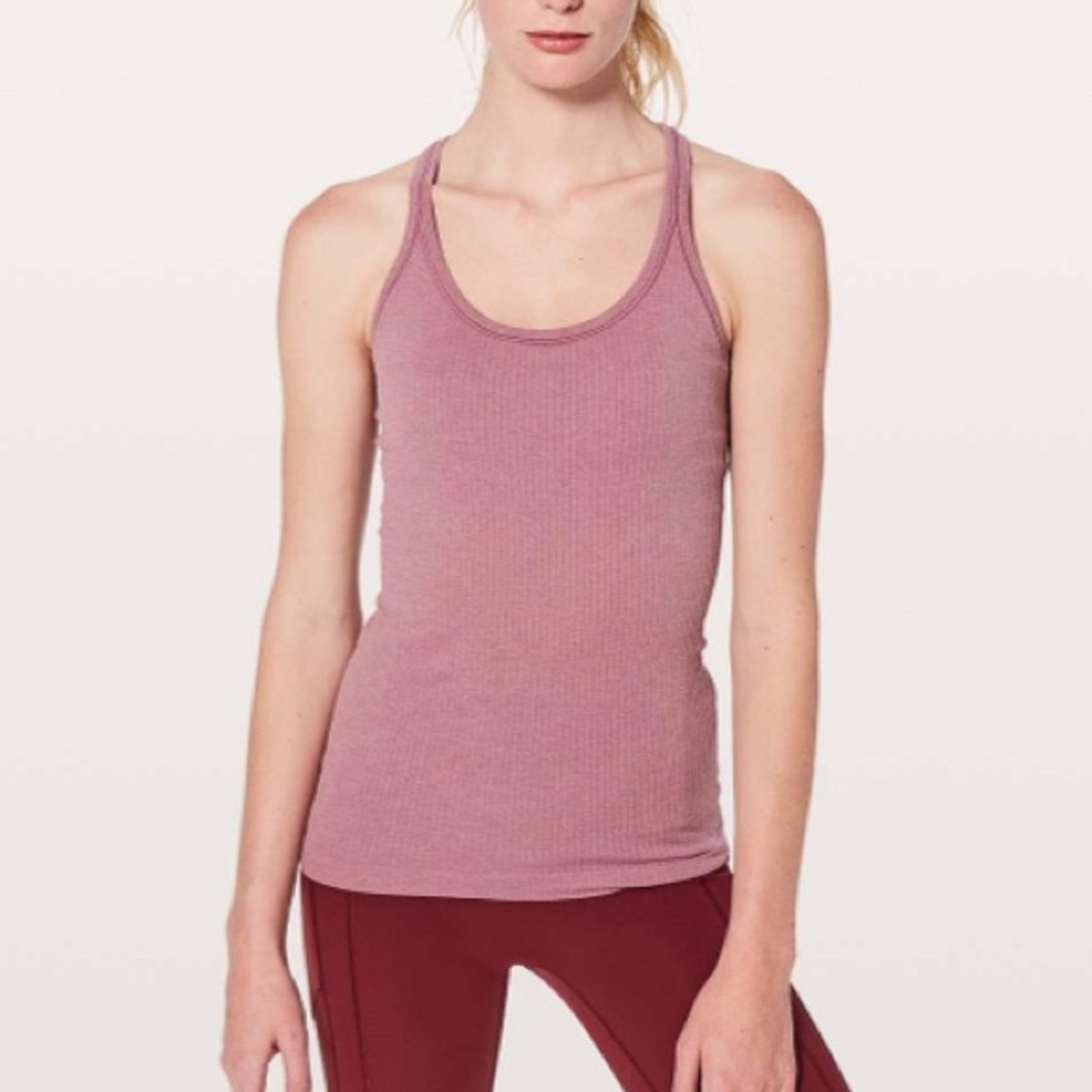 Lululemon Ebb to Street Tank in Moss Rose size 10
